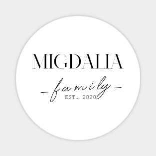 Migdalia Family EST. 2020, Surname, Migdalia Magnet